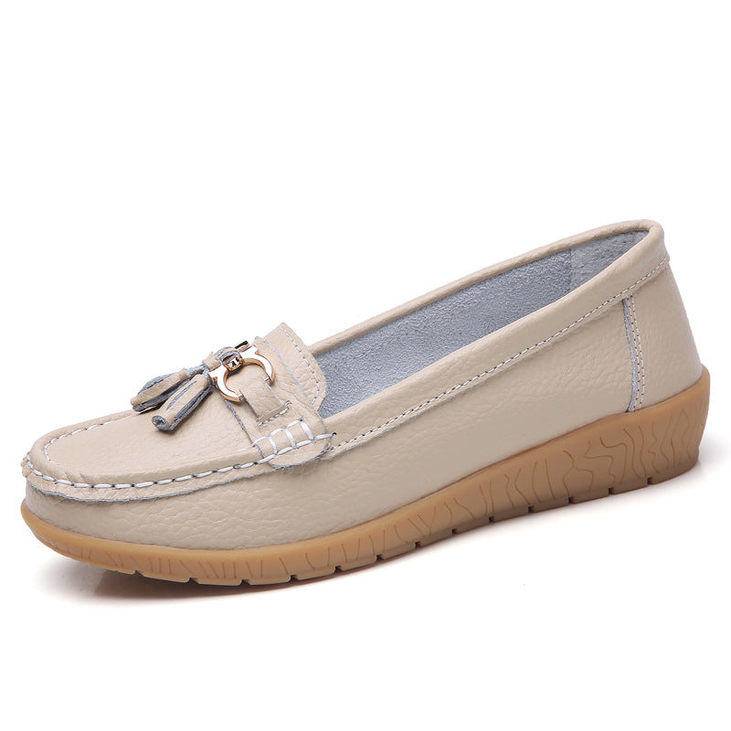 Cowhide Mother's Flat Soft Bottom Large