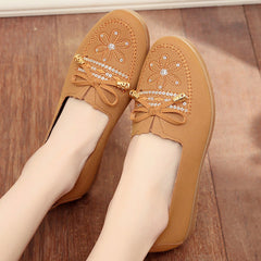 Women's Tendon Sole Mother Spring Slip-on Old