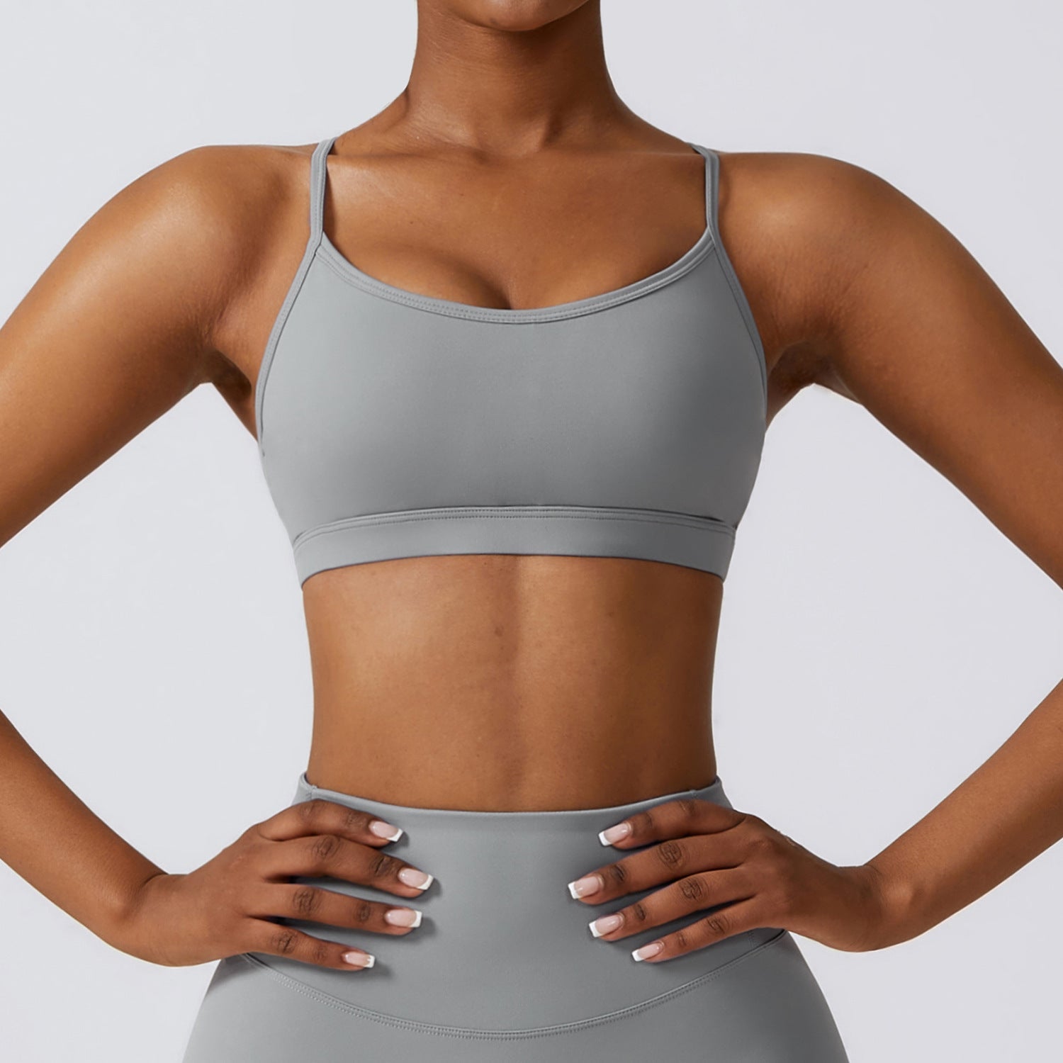 Sling Schöner Rücken Fitness Yoga Wear Outdoor Running Yoga BH Nacktes Gefühl Schnelltrocknende Sportunterwäsche