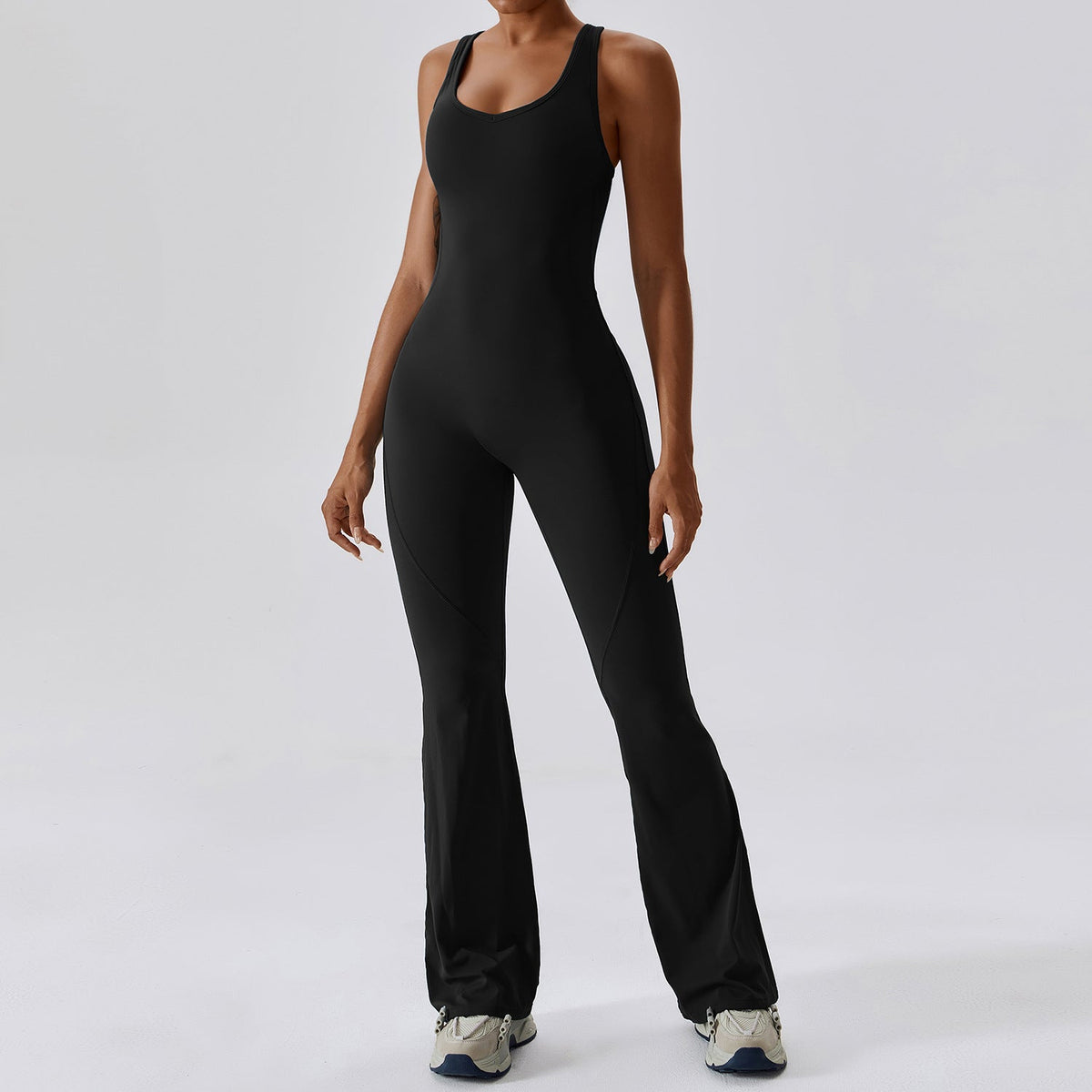Quick Drying Skinny Yoga Dance Sports Workout Hip Lift Belly Shaping Micro Pull Yoga Jumpsuit