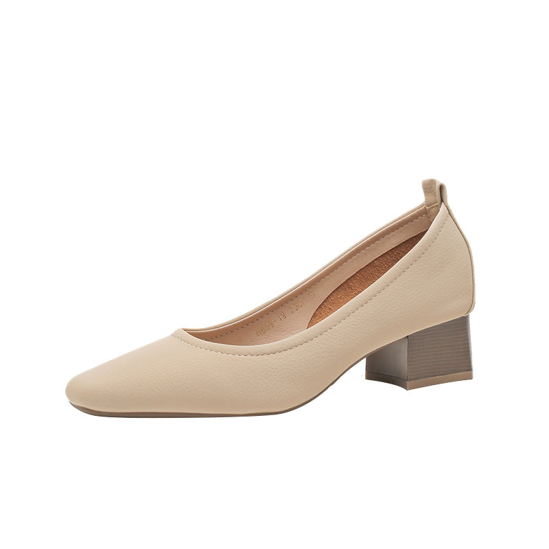 Chaussures à talons hauts et bout carré pour femme