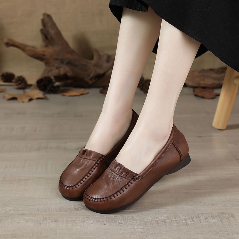 Women's Retro Ethnic Style Oxford Bottom Low-cut Comfortable