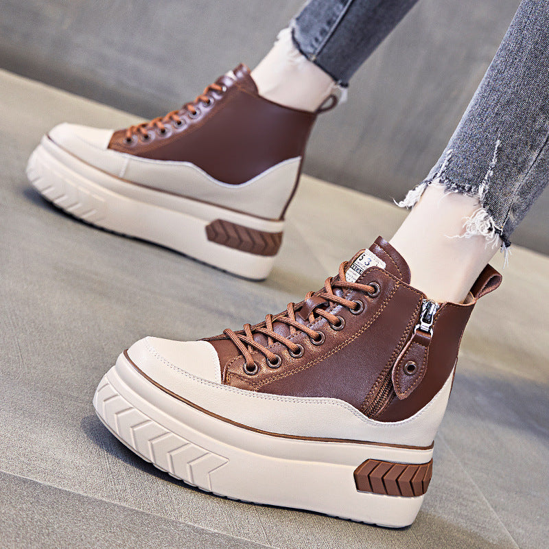 Women's Winter Platform Fleece-lined Height Increasing Insole