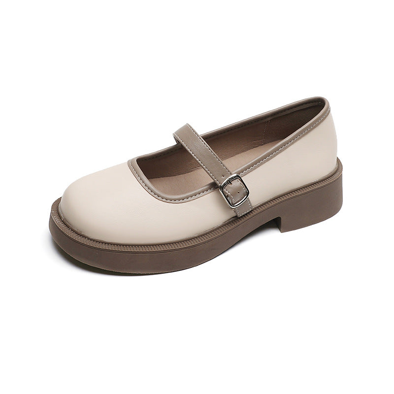 Damen Mary Janes im französischen Stil, Frühlingsrunde