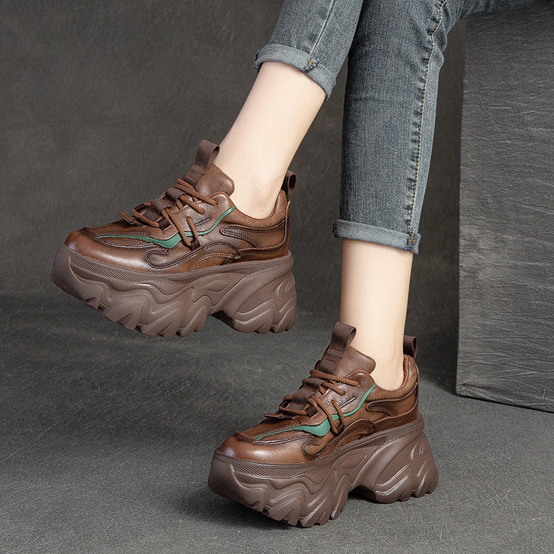 Frauen Shu Herbst Dicken Boden Daddy Retro