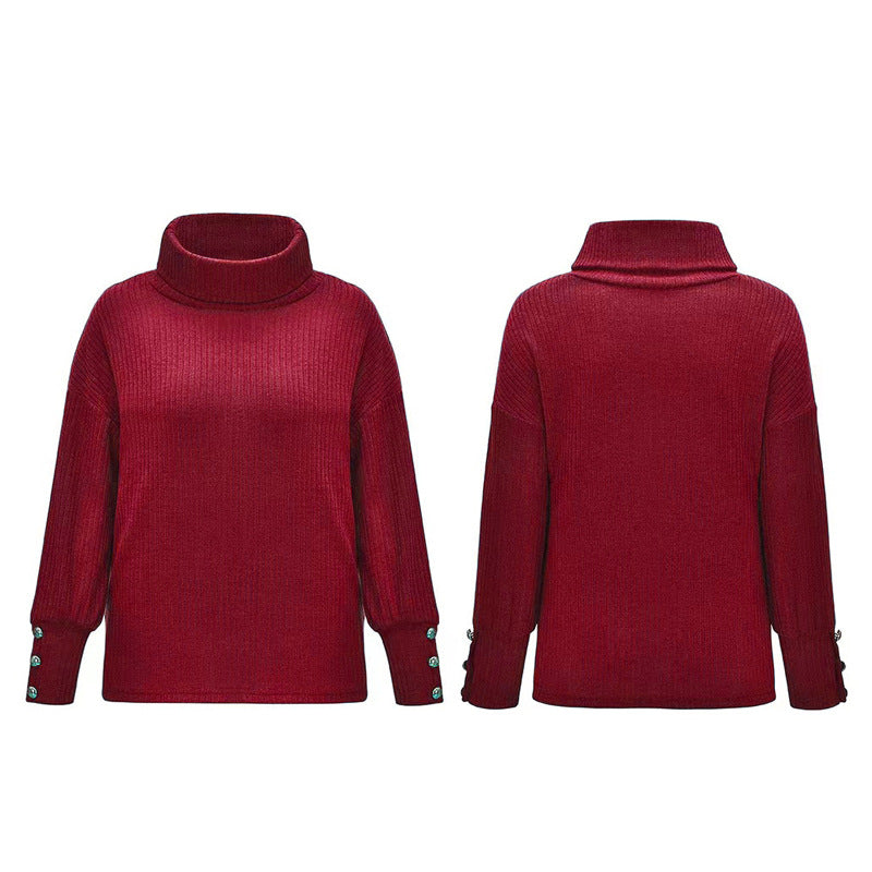 Turtleneck Sweater Top