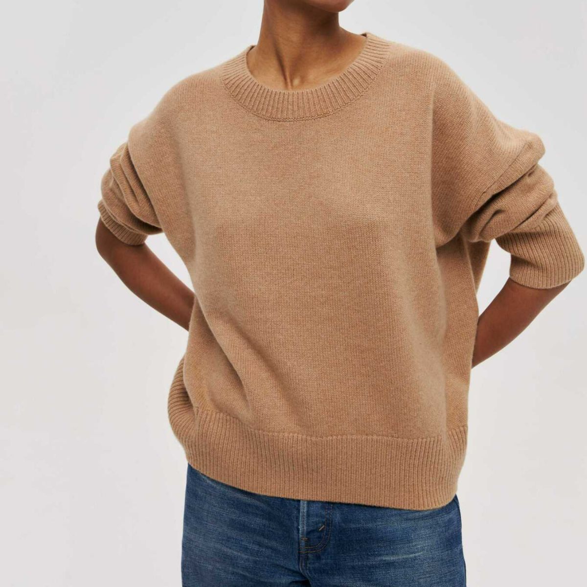 Russian Sweater Round Neck Pullover Loose Sweater
