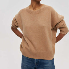 Russian Sweater Round Neck Pullover Loose Sweater