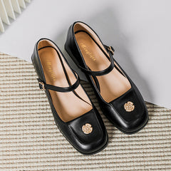 Women's French Low Mary Jane Large Size
