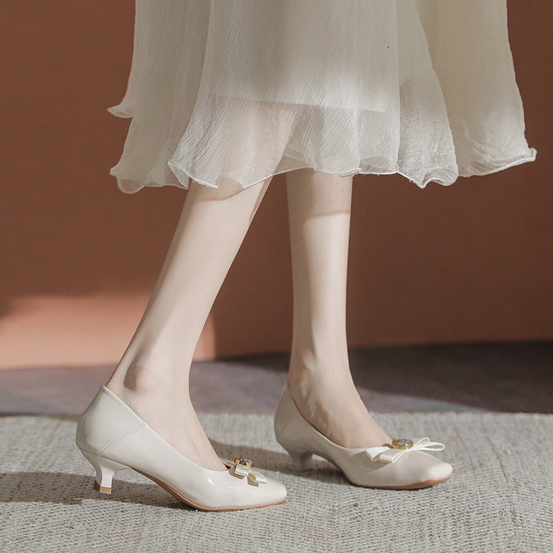 Talons doux pour femme, style français, été
