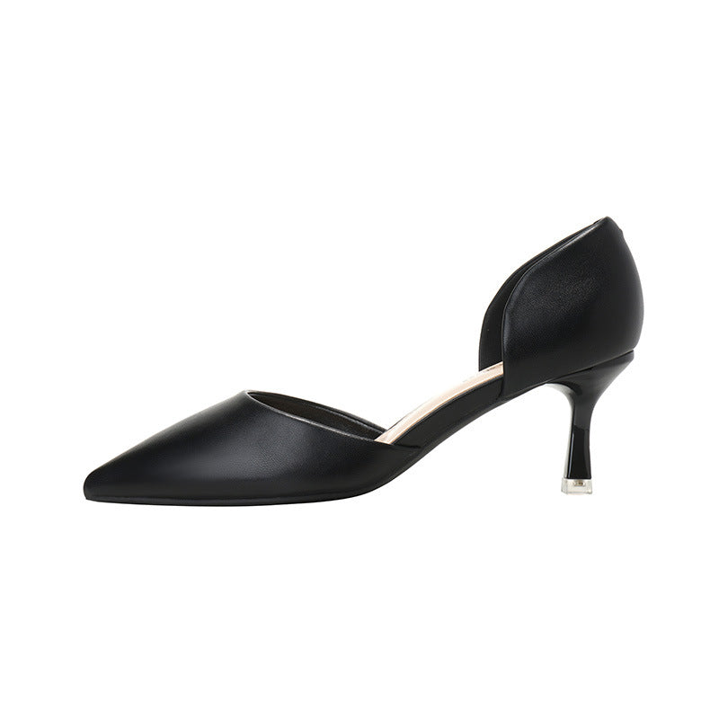 Damen Muster Glänzend Pendler Karriere Interview Hohl Heels