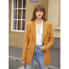 Design Casual Office Loose Profile Blazer