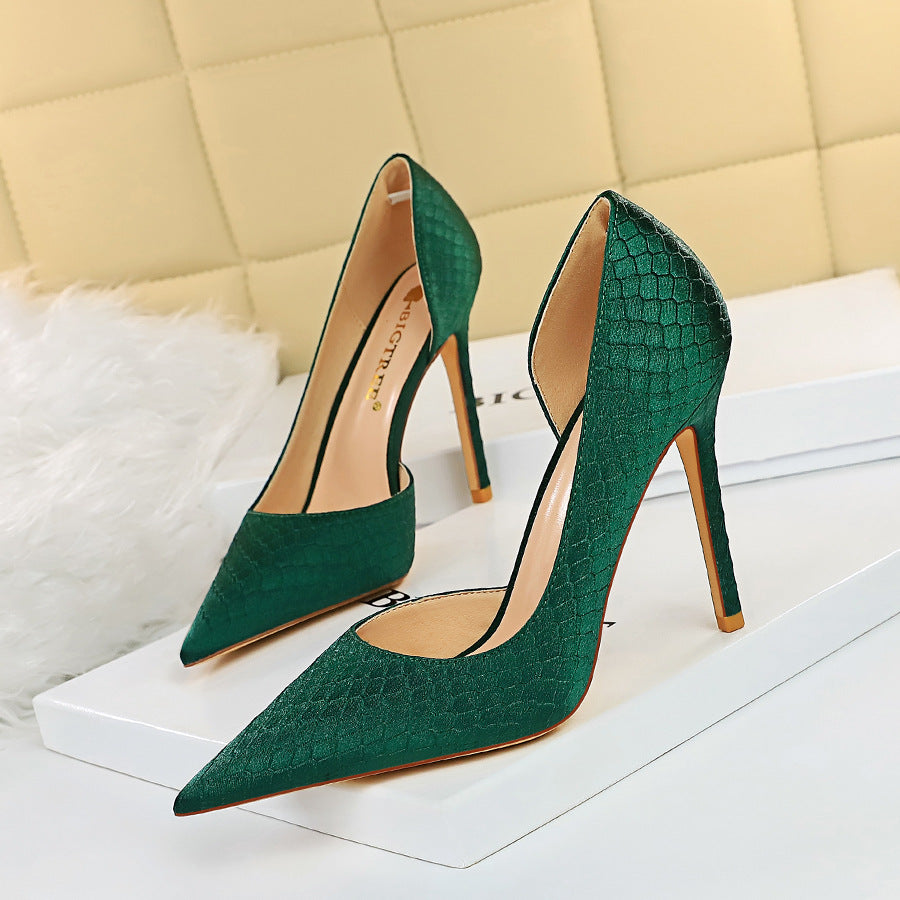 Fashion Party Stiletto Shallow Mouth