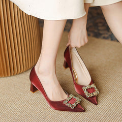 Women's Toe Not Tired Feet Satin High