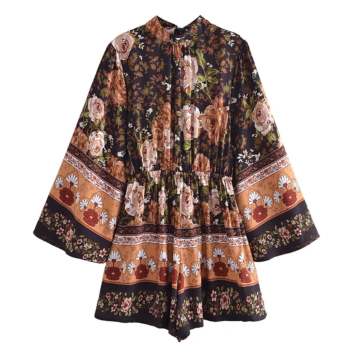 Street Positioning Printing Romper