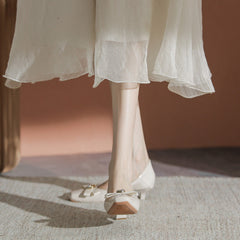 Talons doux pour femme, style français, été