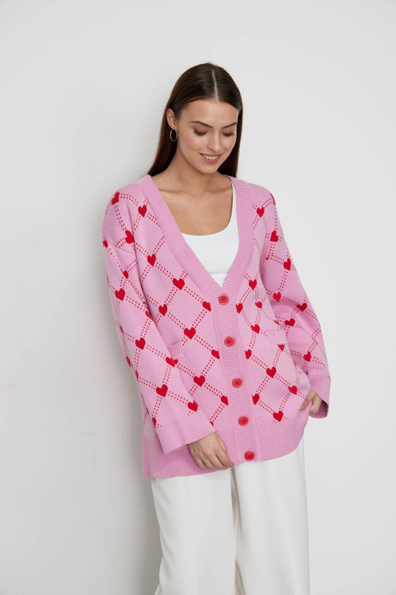 Pullover Russland Liebe Brokatpullover Strickjacke Herbst