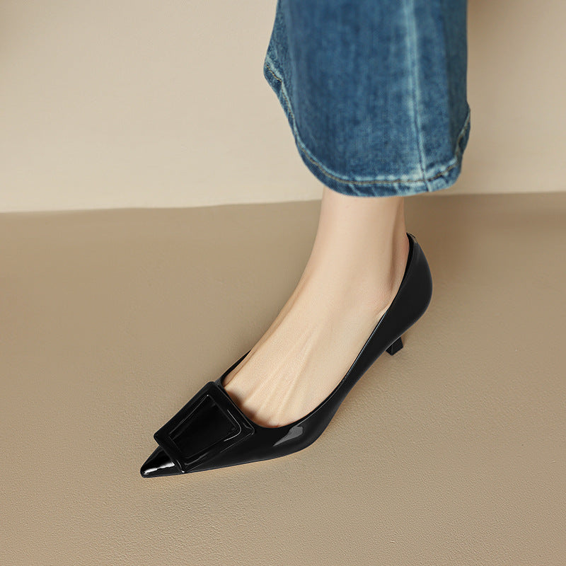 Trendy Casual Women's Stiletto Spring Authentic Heels