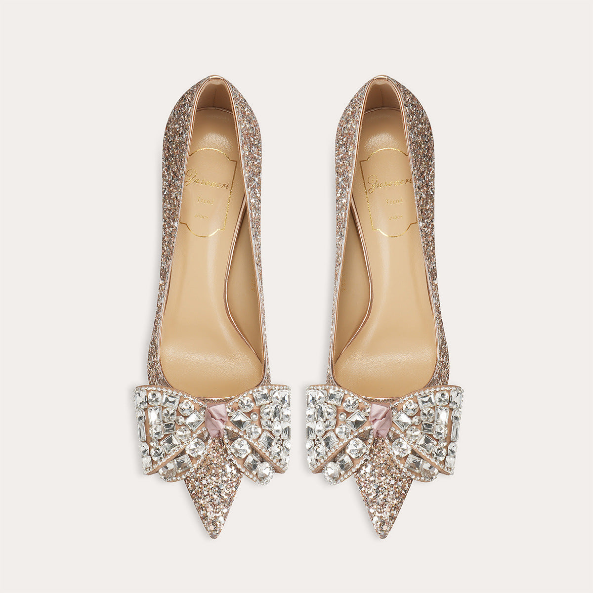 Charming Tired Feet Wedding Rhinestone High