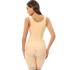 Shaping Slimming Row Buckle Corset One Piece Waist Girdling Belly Contraction Open Jumpsuit