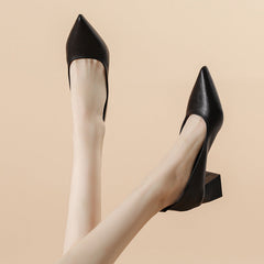 Attractive Low-cut High Pointed Toe Spring