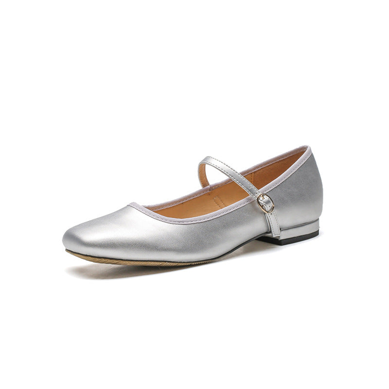 Women's Mouth Buckle Mary Jane Ballet Soft Bottom