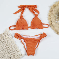 Light Nylon Split Swimsuit