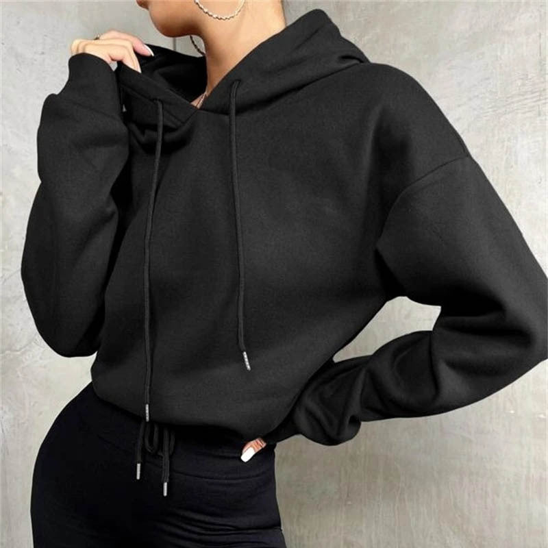 Pullover Sweater Top Hooded Loose Sweater