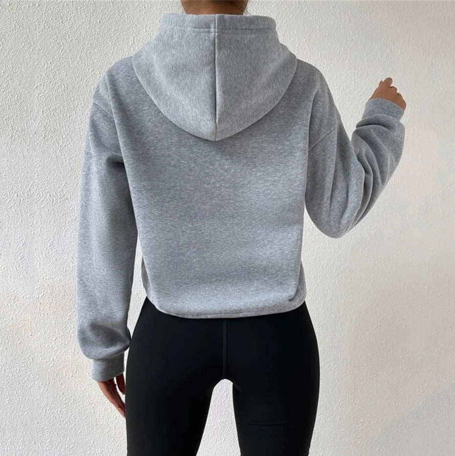 Pullover Sweater Top Hooded Loose Sweater