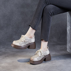 Women's Lace Up Genuine Retro British