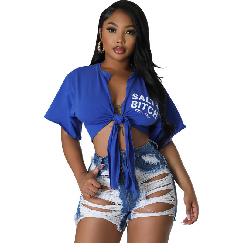 Short Shirt Casual Print Shirt