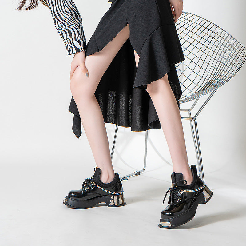Women's College Style Small Autumn Platform