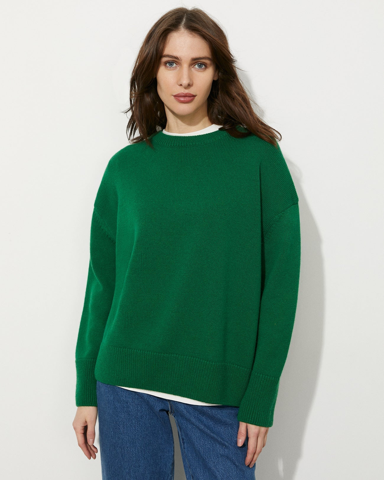 Russian Sweater Round Neck Pullover Loose Sweater