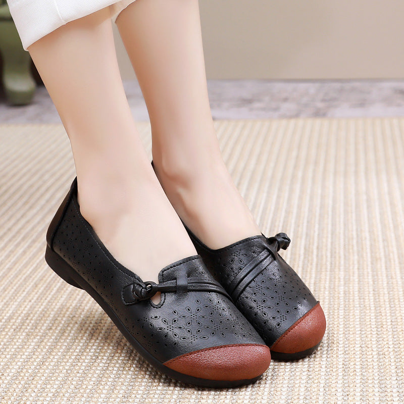 Women's Comfortable Breathable Hollow Flat Soft Bottom