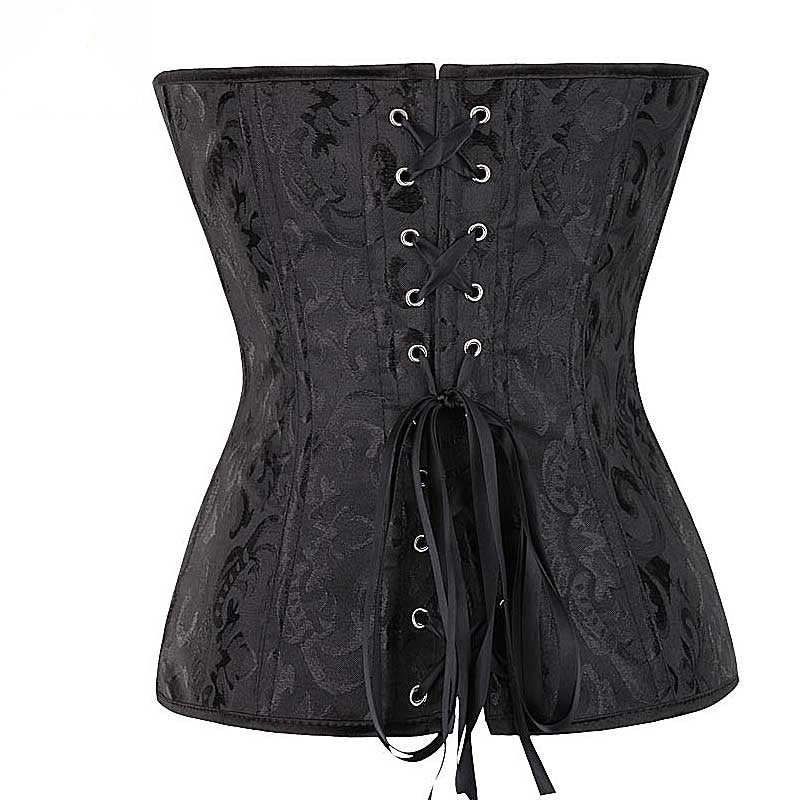 Non-Lace Jacquard Fabric Corset Send Court Body Shaping Vest Sources