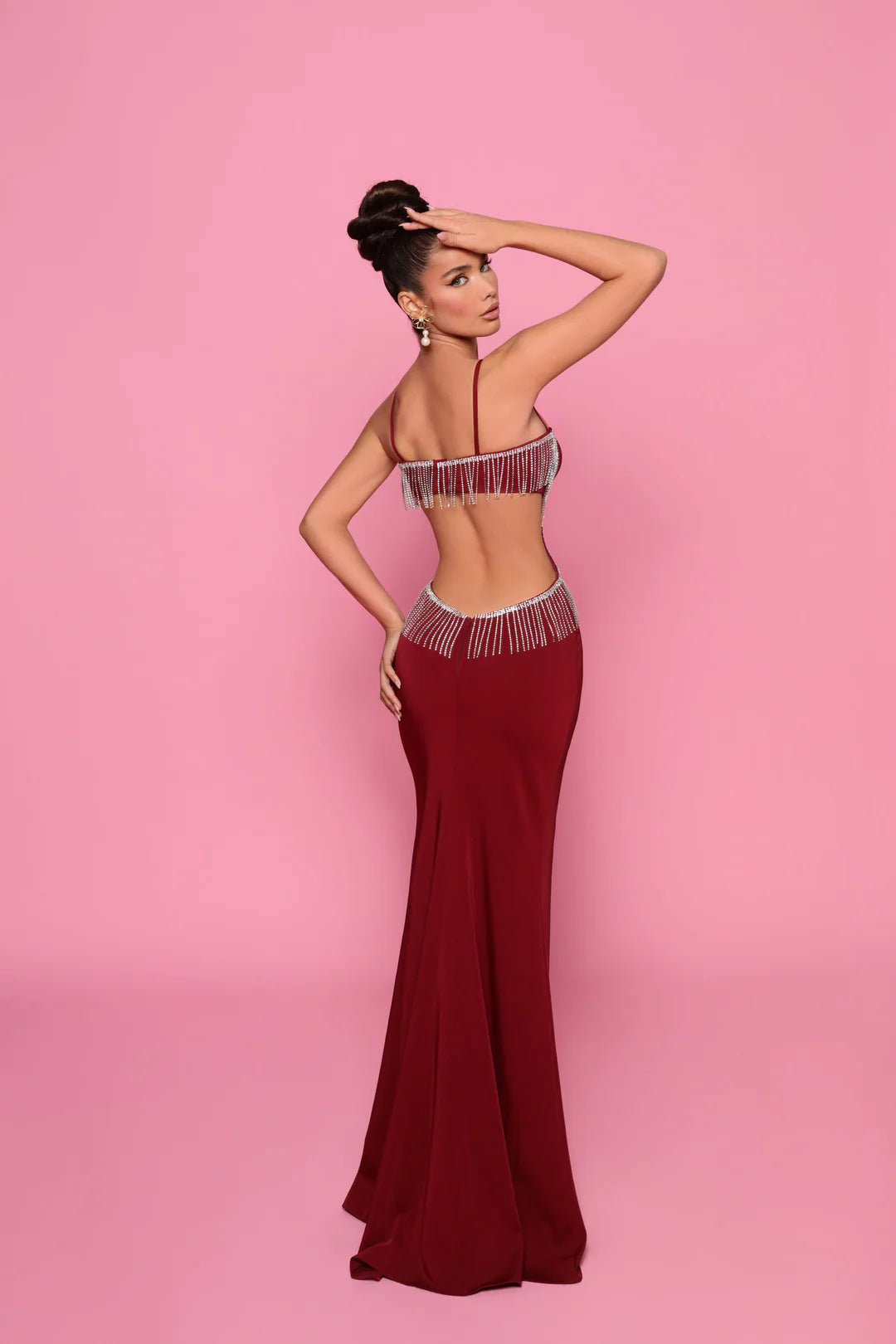 Kleid Ärmelloses Trägerkleid Schlankes Etuikleid