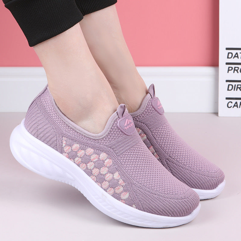 Charming Women's Beijing Cloth Breathable Slip-on