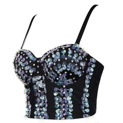 Belly Dance Costume Rhinestone Bottoming Strap Underwear Tube Top Beauty Back Boning Corset Boning Corset