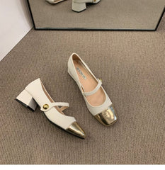 Women's French Style Classic Square Toe Mary Jane