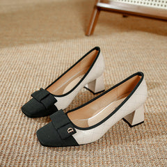 Women's Assorted Colors Retro Square Toe