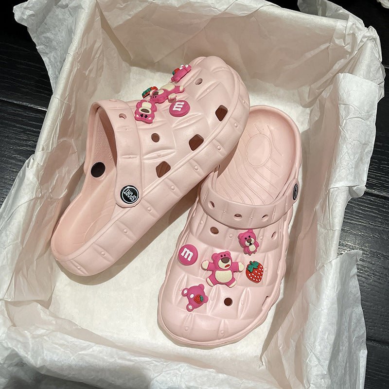 Cute Bear Soft Bottom Nurse Pump