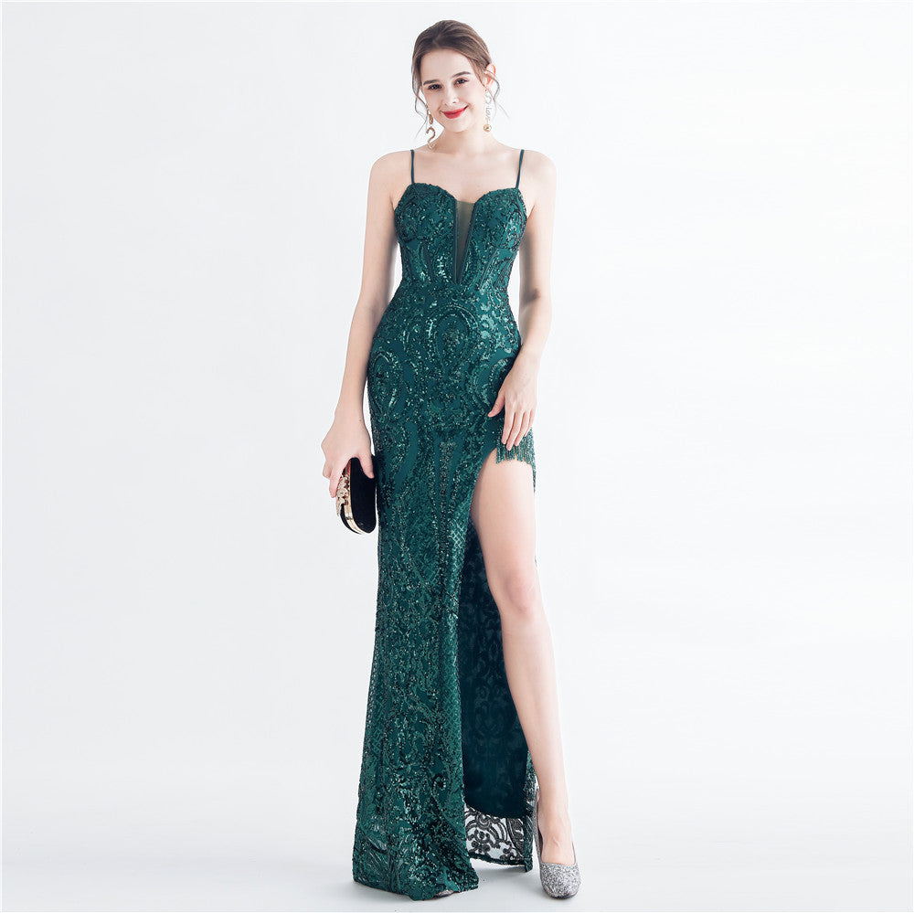 Handgemachtes Perlen-Positionierungs-Blumen-Pailletten-High-End-Korsett mit Entbeinung für Abendkleid