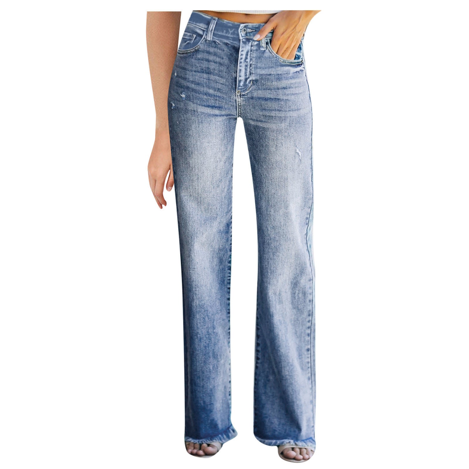 Retro Loose Denim Trousers