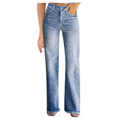 Retro Loose Denim Trousers