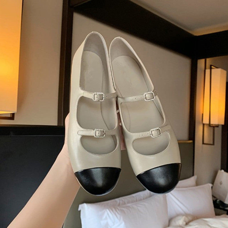 Women's Mary Jane Spring Round Toe Retro