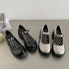 Women's Summer Pearl Platform Vintage Mary Jane