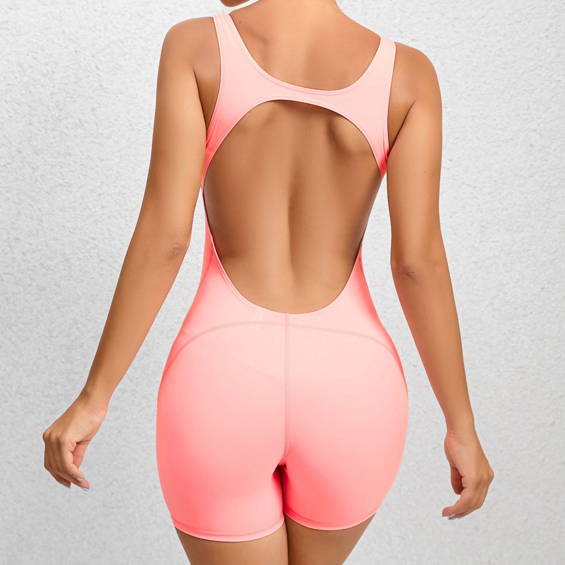 Quick Drying Nude Feel Yoga Training Fitness Integrated Hip Lifting Sport Yoga Jumpsuit