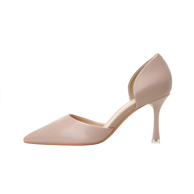 Damen Muster Glänzend Pendler Karriere Interview Hohl Heels