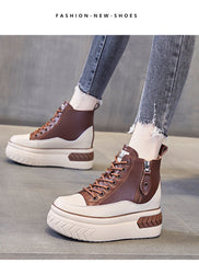 Women's Winter Platform Fleece-lined Height Increasing Insole