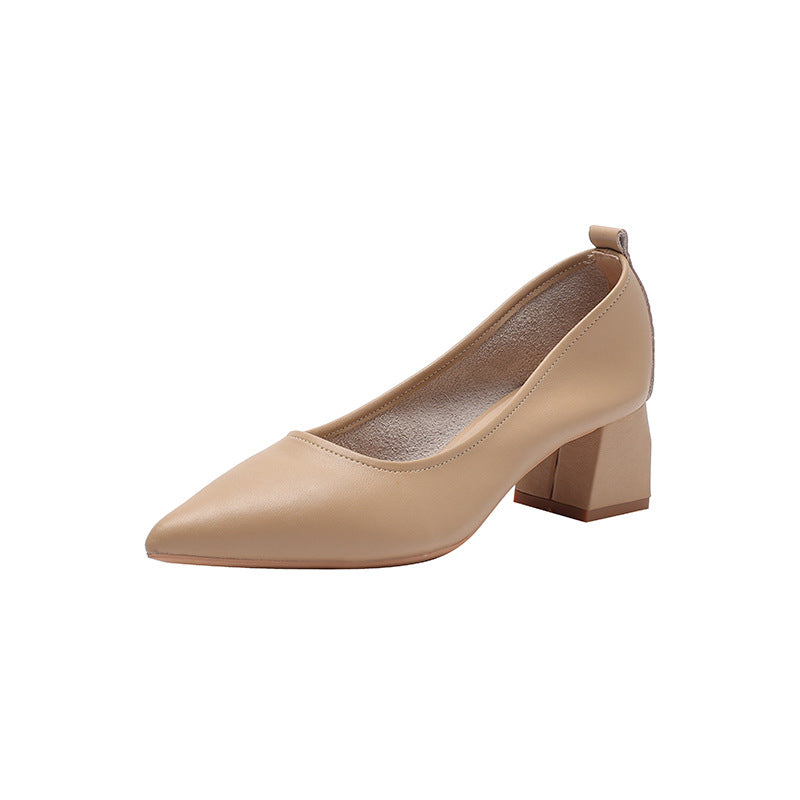 Attractive Low-cut High Pointed Toe Spring
